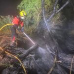 Bomberos y agricultores sofocan incendios en Ballesteros y Mohorte, en Cuenca