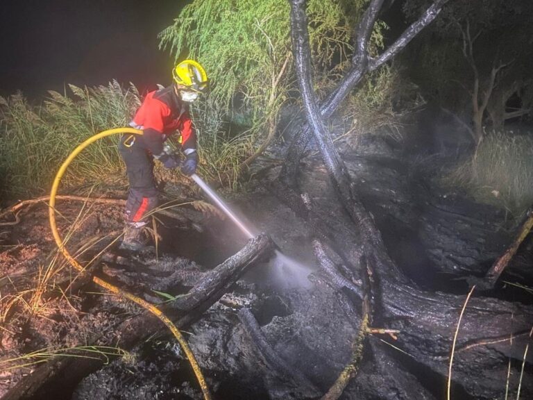 Bomberos y agricultores sofocan incendios en Ballesteros y Mohorte, en Cuenca