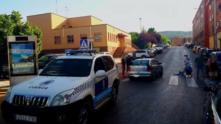 Herida una mujer octogenaria tras sufrir un atropello en la calle Río Fresneda de Cuenca