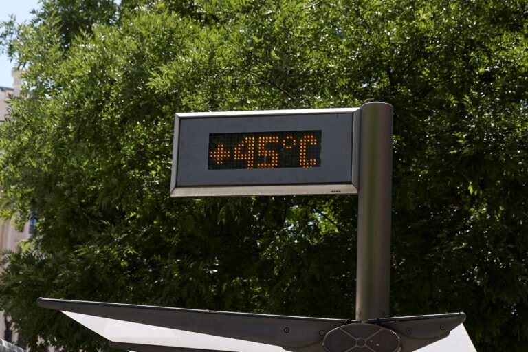 Algunas estaciones de la AEMET en Castilla-La Mancha sobrepasaron los 44ºC este domingo