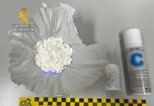 Dos detenidos por tráfico de cocaína en Fuentealbilla