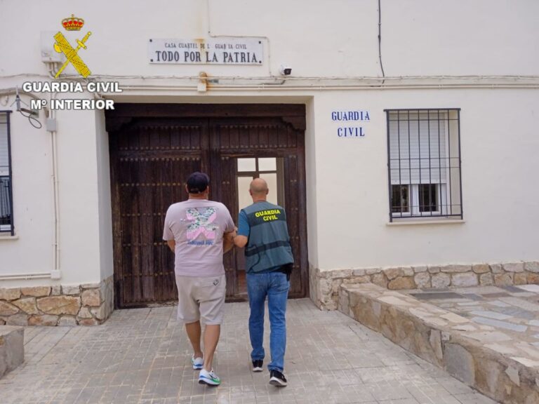 Lo buscaban en toda Europa y termina detenido en El Pedernoso