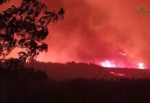 El incendio de Calera y Chozas se rebaja a nivel 1 y se levanta el confinamiento del municipio