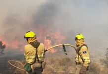 Servicios mínimos del 100 % en extinción de incendios ante la huelga de este miércoles