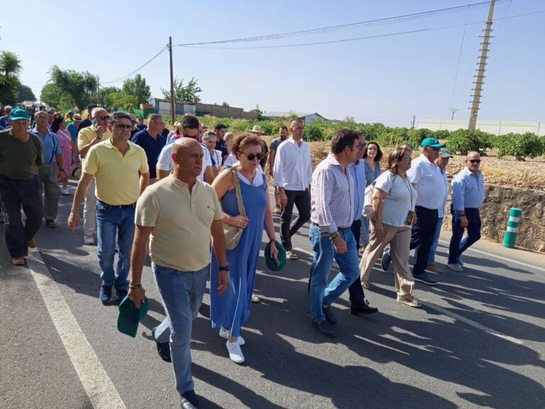 Casi 300 tractores y cientos de personas piden regadío para la agricultura en Villarrubia de los Ojos