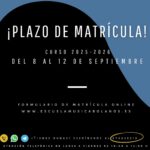 Abierto el plazo de matrícula para el nuevo curso de la Escuela Municipal de Música de Bolaños de Calatrava