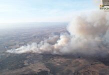 Dos investigados como presuntos autores del incendio que calcinó 330 hectáreas en Polán