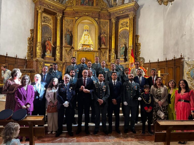 Bolaños de Calatrava rinde homenaje a la Guardia Civil en el Día de su Patrona, la Virgen del Pilar