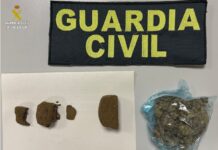 Detenido en la A-3 en Montalbo mientras conducía con 40 gramos de hachís y 12 gramos de marihuana