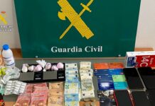 Detenidos tras instalar un punto de venta de droga en una casa de Bargas