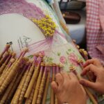 El encaje y la blonda de Bolaños de Calatrava viaja hasta Canarias gracias a María Jesús de Toro