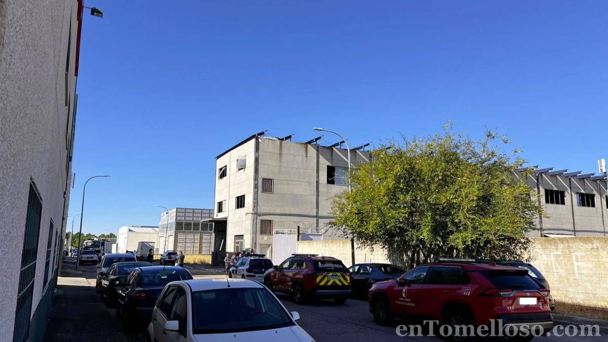Cuatro heridos tras la explosión en una empresa de tratamiento de residuos sanitarios en Socuéllamos