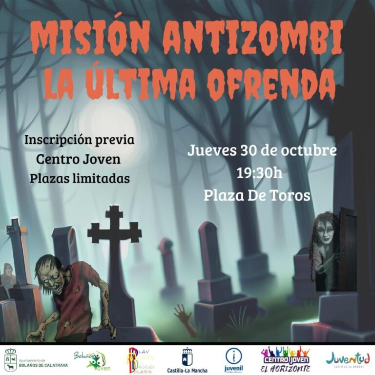 Bolaños de Calatrava se prepara para celebrar Halloween con actividades llenas de misterio, acción y tradición