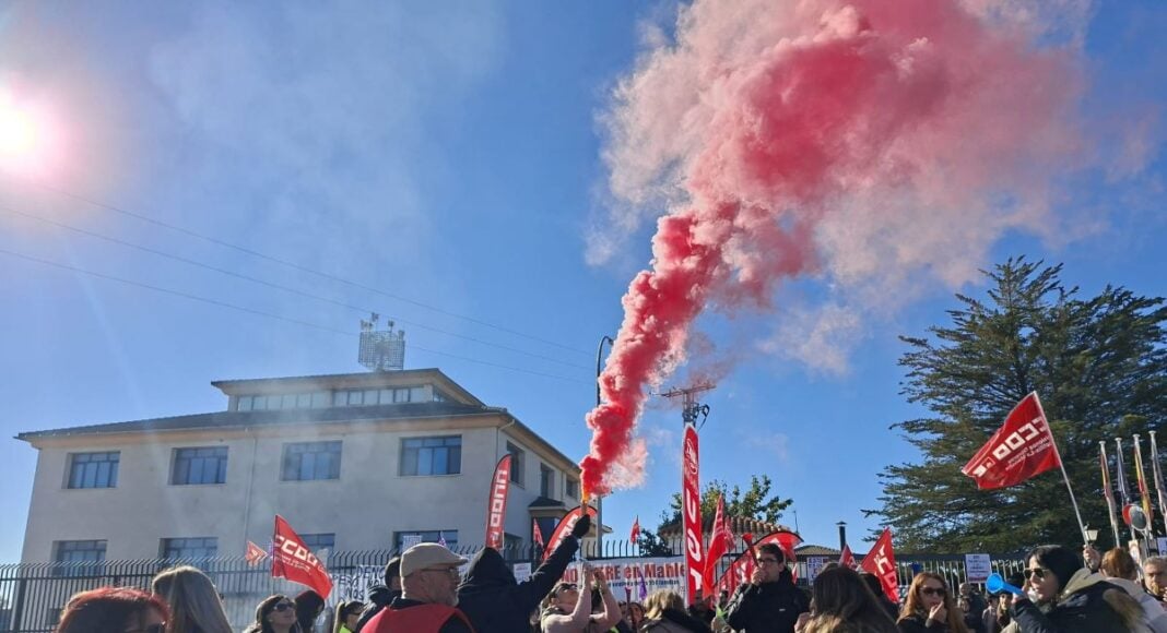 Huelga Mahle en Motilla