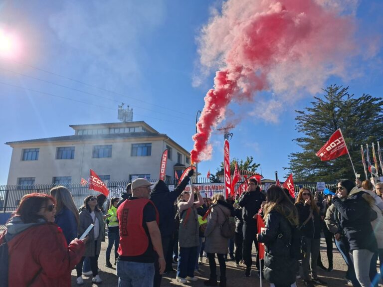 Seguimiento total en la segunda jornada de huelga en la planta de Mahle en Motilla del Palancar