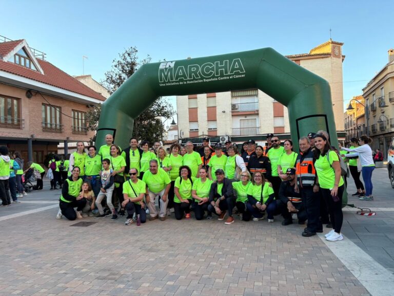 Éxito de participación en la V Marcha contra el Cáncer celebrada en Bolaños