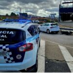 Herido un conductor tras chocar un turismo y un ciclomotor en Cuenca