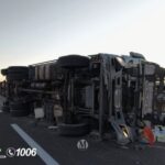 Vuelco de un camión obliga al corte parcial de la A-4 en Valdepeñas