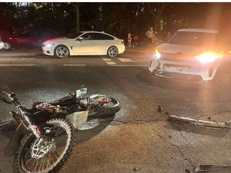 Herido un motorista tras chocar con un coche en Cuenca