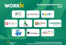 Fundación Eurocaja Rural selecciona las 10 entidades beneficiarias de sus ayudas ‘WORKIN’ para impulsar la inserción laboral de personas con discapacidad