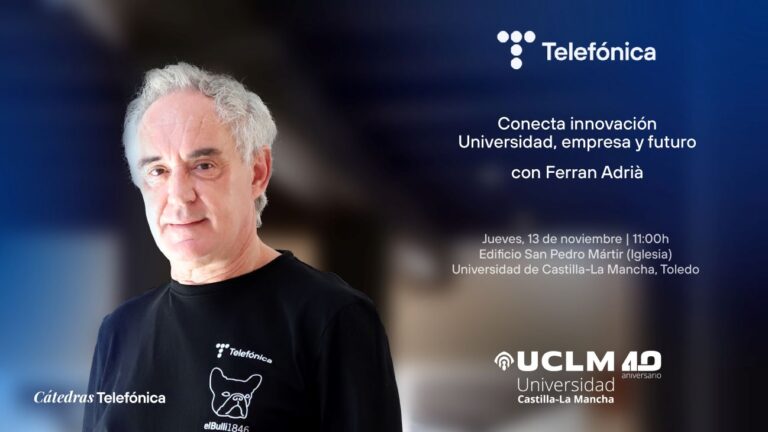 Ferran Adrià impartirá una lección magistral sobre su método de innovación Sapiens en el Campus de Toledo