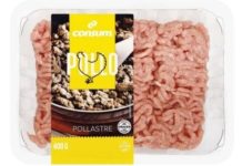 Alertan de la presencia de Salmonella en preparado de carne burger meat de pollo del Consum distribuido en C-LM