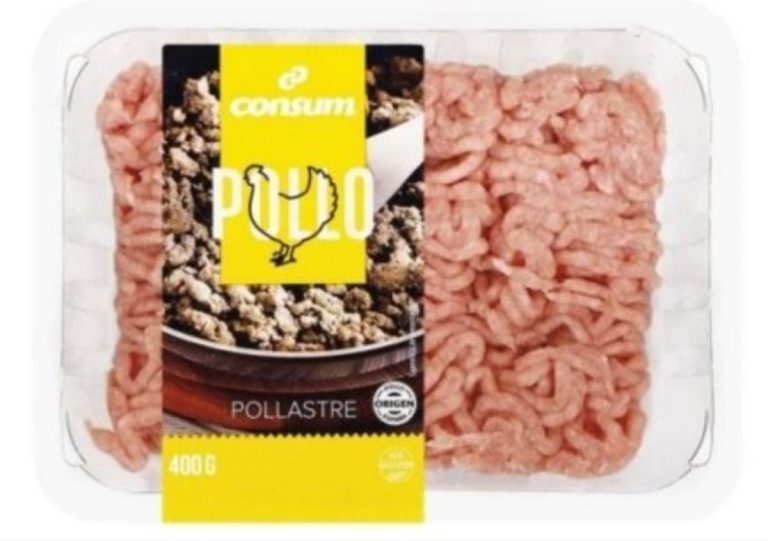 Alertan de la presencia de Salmonella en preparado de carne burger meat de pollo del Consum distribuido en C-LM
