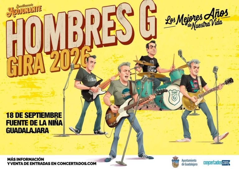 Hombres G actuará en Albacete y Guadalajara en mayo y septiembre de 2026