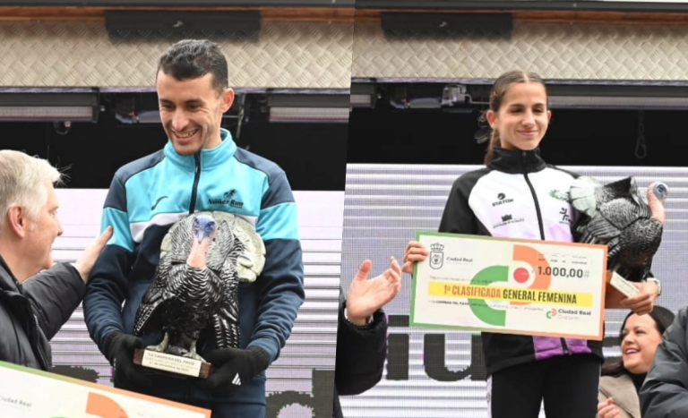 Abderrahmane Aferdi y Queralt Criado, vencedores de la ‘Carrera del Pavo’ de Ciudad Real