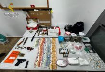 Detenidos en Bolaños de Calatrava con más de medio kilo de cocaína