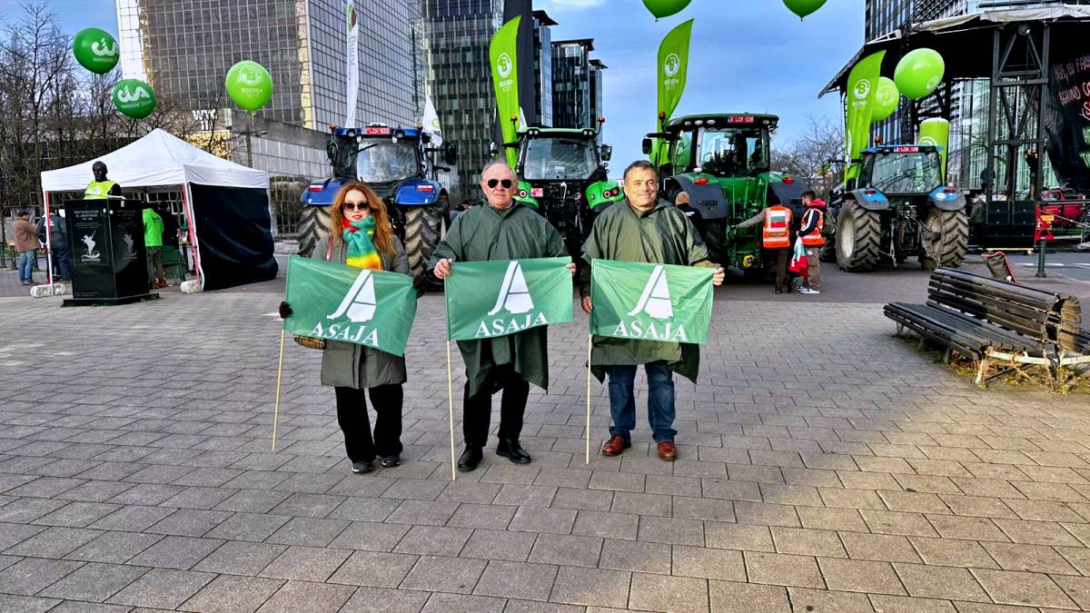 Masiva protesta del campo en Bruselas contra la nueva PAC y el acuerdo con Mercosur