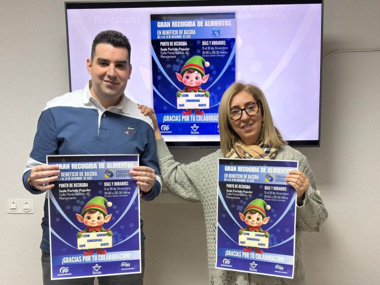 El PP y NNGG de Manzanares inician la tradicional campaña de Navidad “Populares Solidarios”