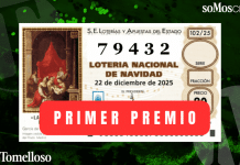 El 79.432, el «Gordo» de la Lotería de Navidad, pasa de largo en Castilla-La Mancha