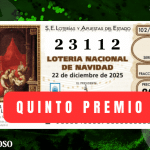 El 23.112, quinto premio de la Lotería, dotado con 60.000 euros, cae en Campo de Criptana