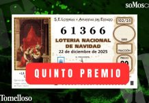El 61.366, quinto premio y dotado con 60.000 euros, cae en Albacete capital
