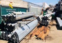 Detenidos vecinos de Toledo por el robo de 68 toneladas de biondas de unas obras