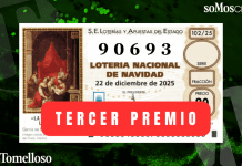El 90.693, tercer premio de la Lotería, cae en Letur, Toledo, Moral de Calatrava y Villarejo de Fuentes