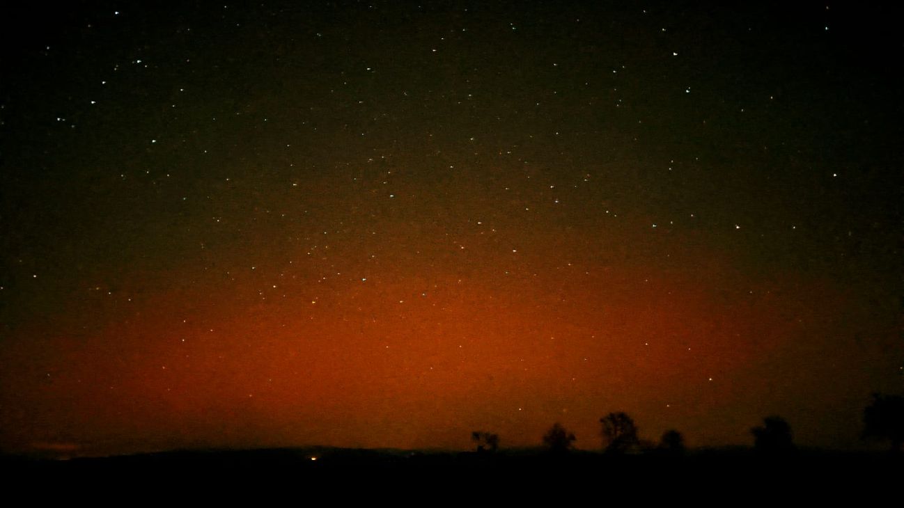 Un fenómeno inédito: Guadalajara se ilumina con auroras boreales tras una potente tormenta solar