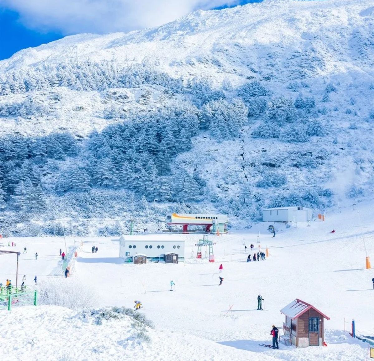 Esquiar cerca de Castilla-La Mancha y con el Pico del Lobo de fondo: La Pinilla