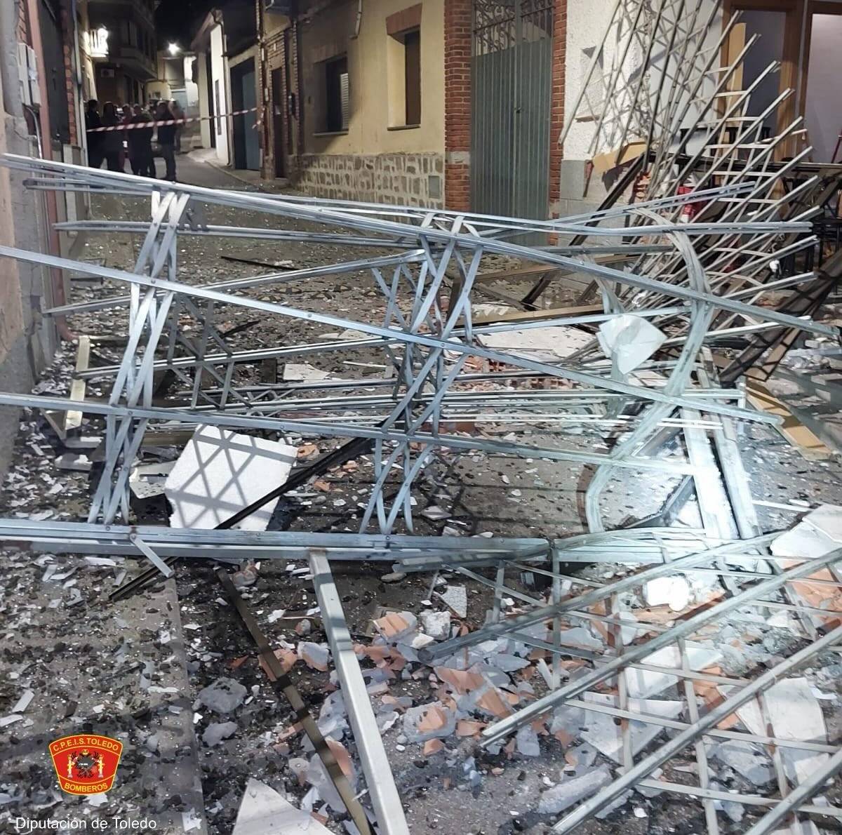 Explota una bombona de gas en una churrería de Navahermosa que estaba cerrada al público