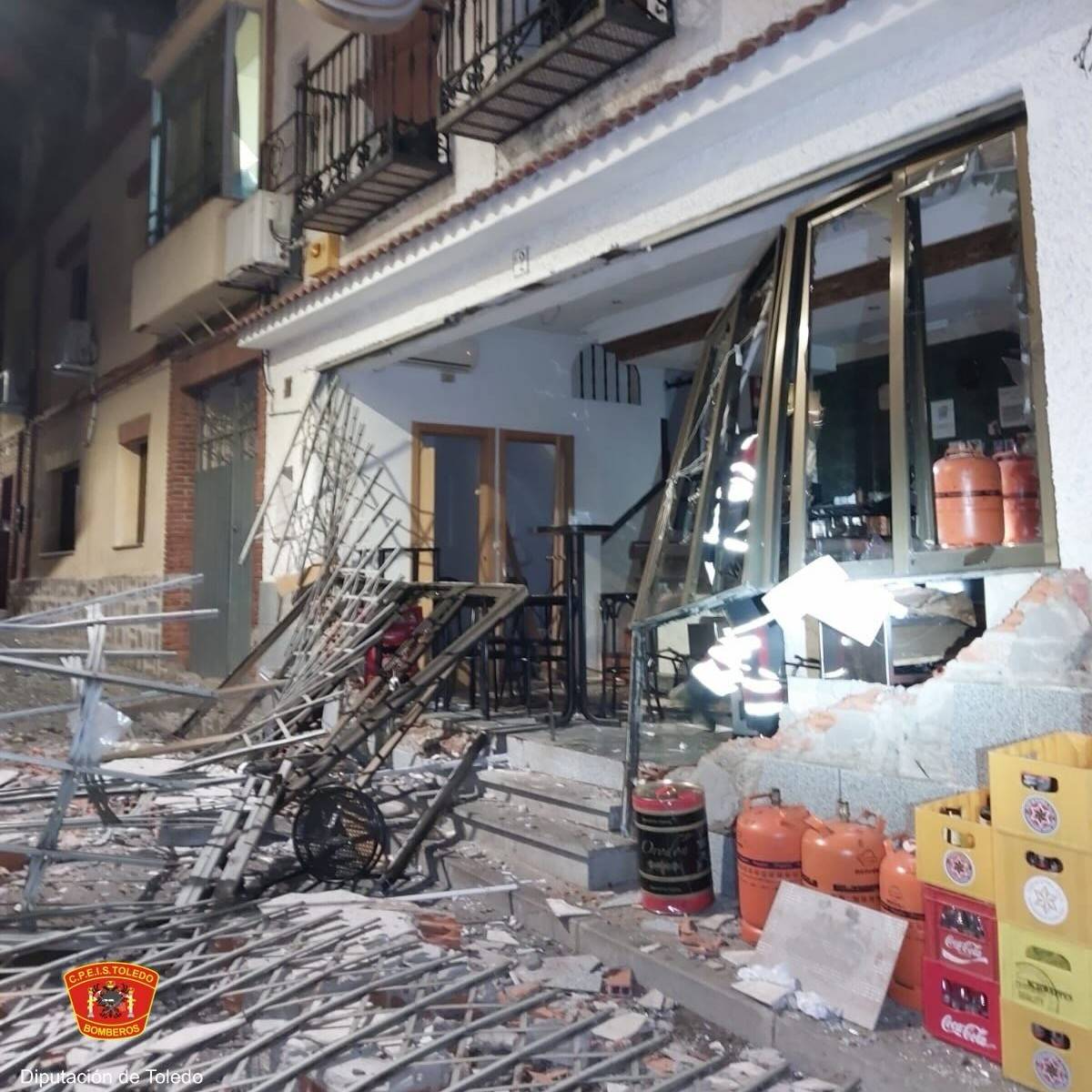 Explota una bombona de gas en una churrería de Navahermosa que estaba cerrada al público