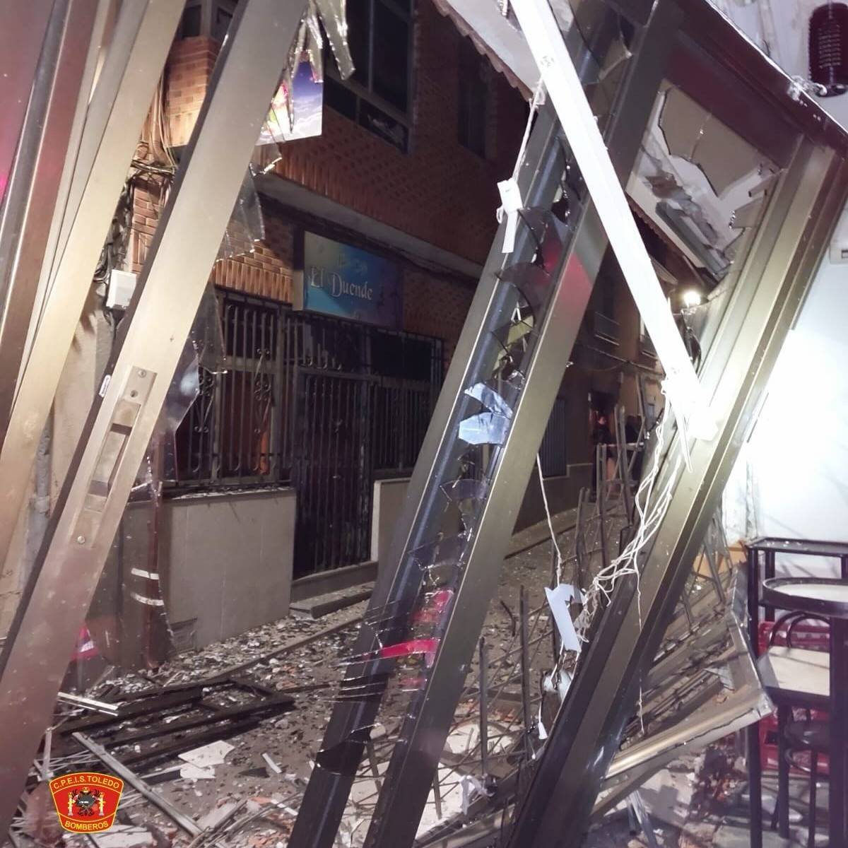 Explota una bombona de gas en una churrería de Navahermosa que estaba cerrada al público