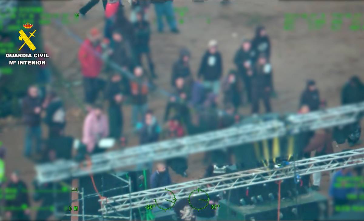 El final de la rave de Albacete: 63 detenidos, disturbios y 287 positivos en alcohol y drogas