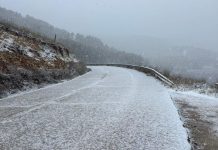 Cerrado el Camino de los Jerónimos por la nevada en Cuenca