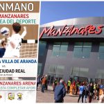 Partido histórico de balonmano en Manzanares con el Trofeo Villa Europea del Deporte