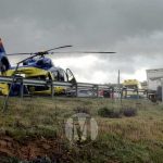 Fallece una mujer de 30 años tras una colisión en cadena provocada por una granizada en la A-3