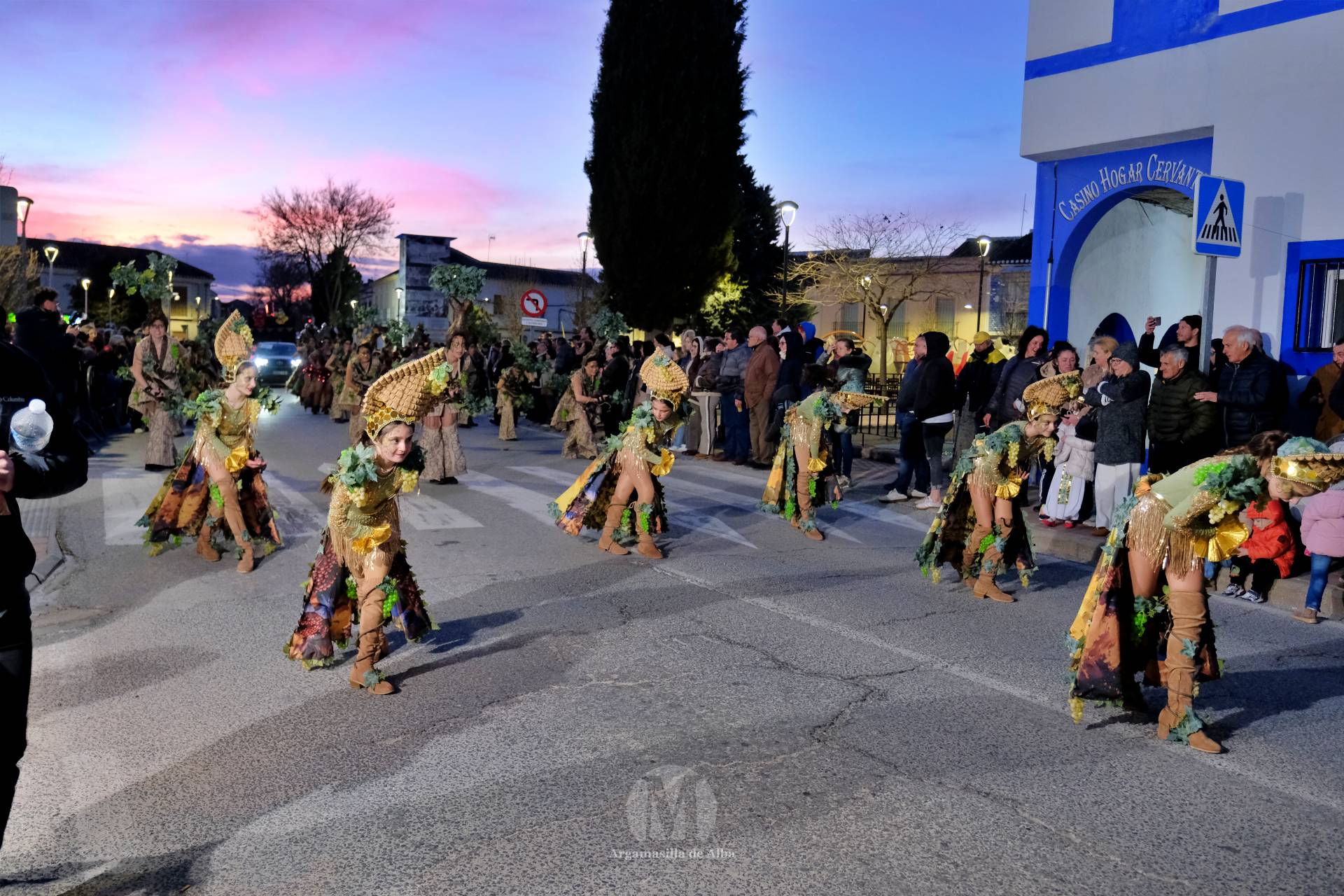 El Gran Desfile de Comparsas recorre Argamasilla de Alba con diez agrupaciones