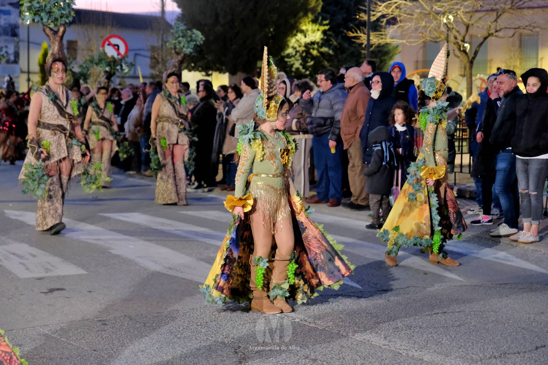El Gran Desfile de Comparsas recorre Argamasilla de Alba con diez agrupaciones