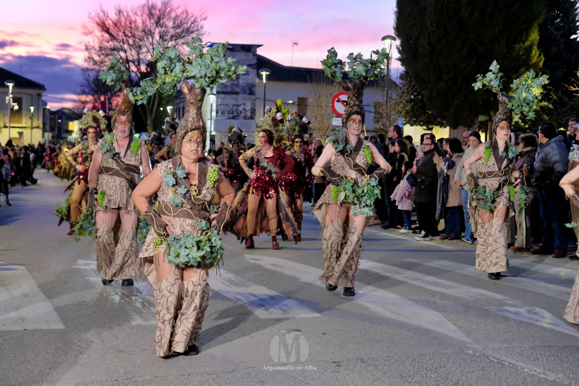 El Gran Desfile de Comparsas recorre Argamasilla de Alba con diez agrupaciones