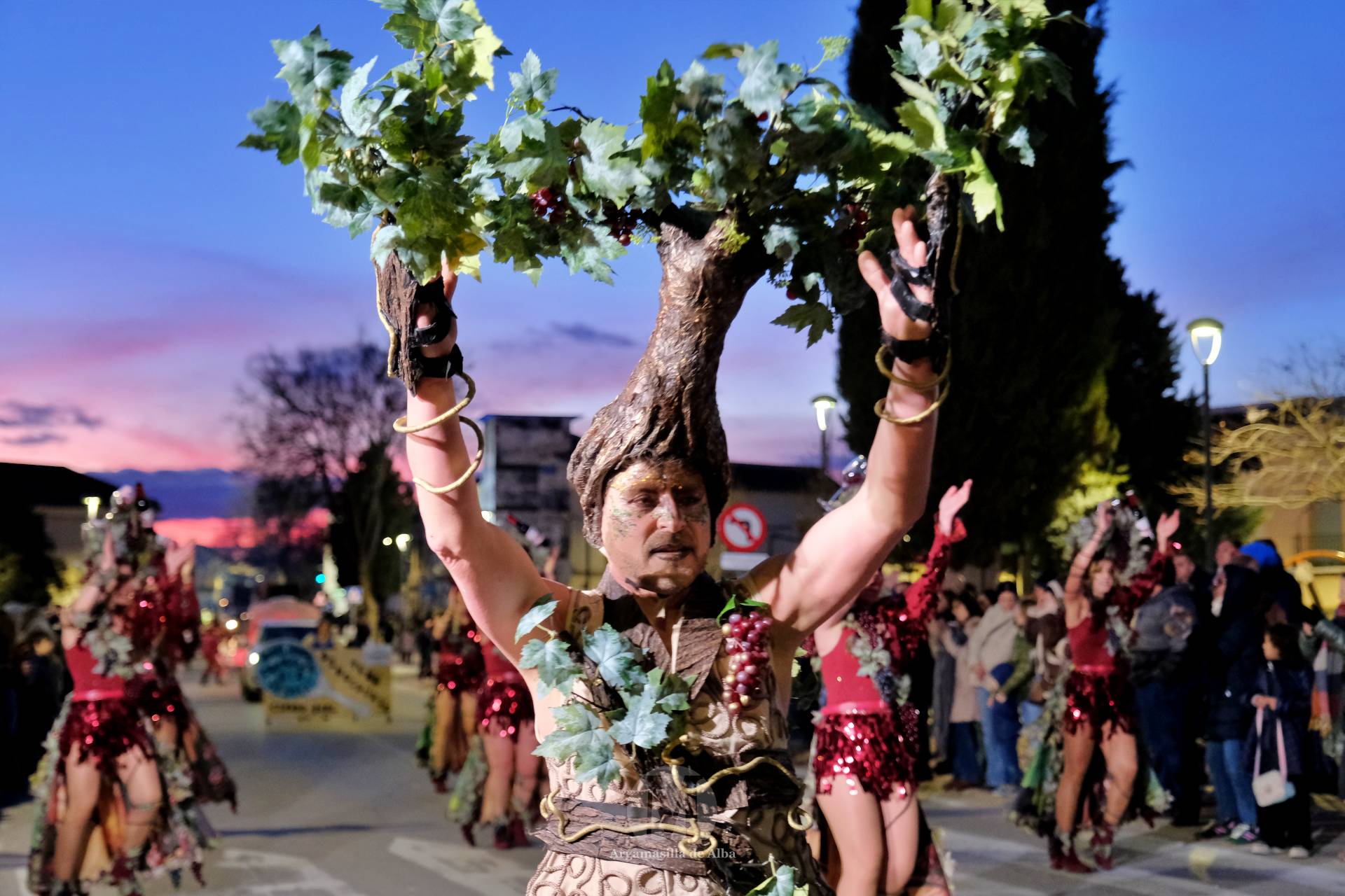 El Gran Desfile de Comparsas recorre Argamasilla de Alba con diez agrupaciones